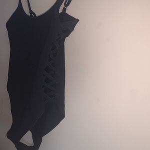 Ladder-Cutout Bodysuit